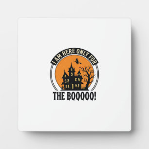 Grusel-Haus Halloween Lustiger Boo Vintage_1 Fotoplatte