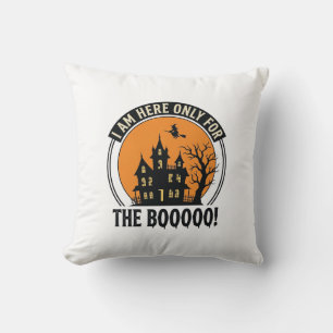 Grusel-Haus Halloween Lustiger Boo Vintage_1 Kissen