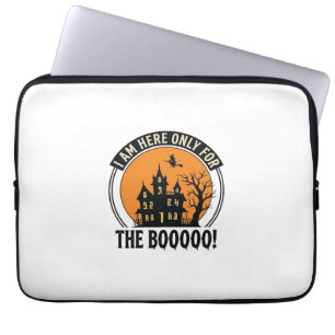 Grusel-Haus Halloween Lustiger Boo Vintage_1 Laptopschutzhülle