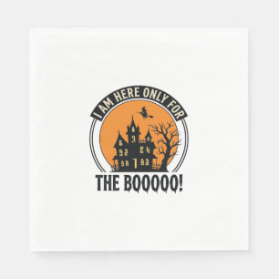 Grusel-Haus Halloween Lustiger Boo Vintage_1 Serviette