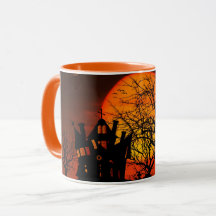 Grusel-Haus Halloween-Tasse