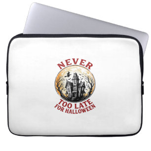 Grusel-Haus-Halloween-vintage-graviertes-Shirt_1 Laptopschutzhülle