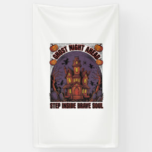 Grusel-Haus Halloween Vintage Gravur Design_1 Banner