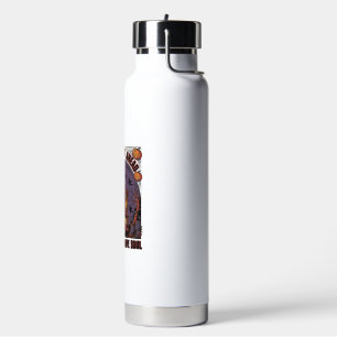 Grusel-Haus Halloween Vintage Gravur Design_1 Trinkflasche