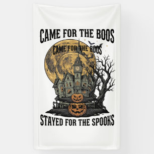 Grusel-Haus Halloween Vintage-Stich Gruseliges T Banner