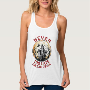 Grusel-Haus-Halloween-Vintage-Stich-Shirt_1 Tank Top