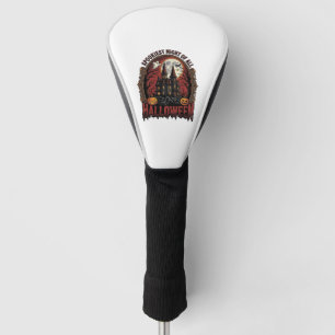 Grusel-Haus Halloween Vintage-Stich Spuk N Golf Headcover