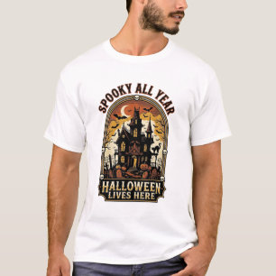 Grusel-Haus im Vintage-Stil ganzjährig_1 T-Shirt