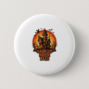 Grusel-Haus-Party Vintage-Stich Halloween-Dekorati Button