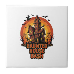 Grusel-Haus-Party Vintage-Stich Halloween-Dekorati Fliese