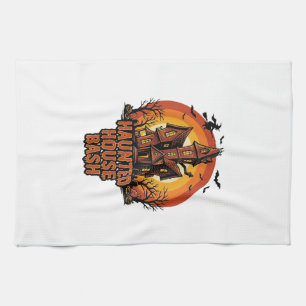 Grusel-Haus-Party Vintage-Stich Halloween-Dekorati Geschirrtuch