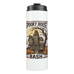 Grusel-Haus-Party Vintage-Stich Halloween-Dekorati Thermosbecher