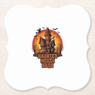 Grusel-Haus-Party Vintage-Stich Halloween-Dekorati Untersetzer