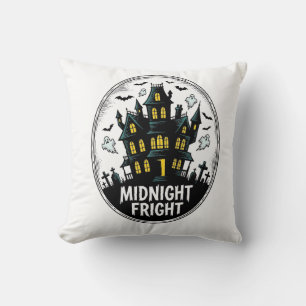 Grusel-Haus-Shirt Gruselige Nacht Halloween Vektor Kissen