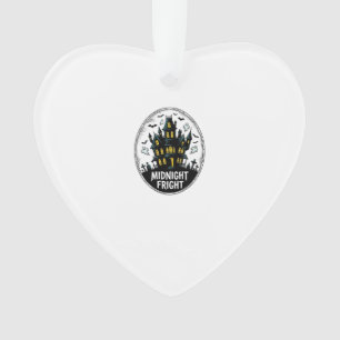 Grusel-Haus-Shirt Gruselige Nacht Halloween Vektor Ornament