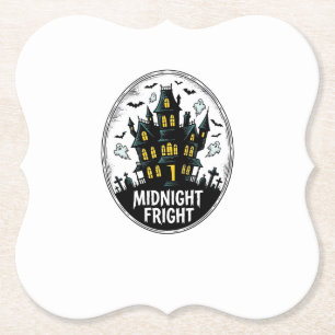 Grusel-Haus-Shirt Gruselige Nacht Halloween Vektor Untersetzer