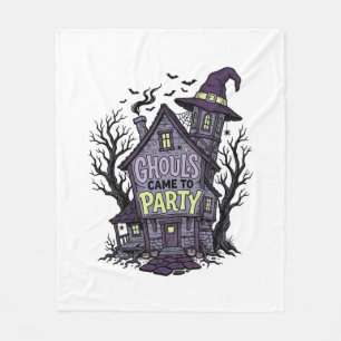 Grusel-Haus-Shirt Süß Gruselige Party Halloween De Fleecedecke
