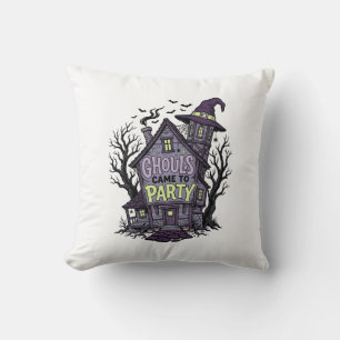 Grusel-Haus-Shirt Süß Gruselige Party Halloween De Kissen