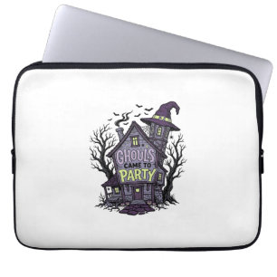 Grusel-Haus-Shirt Süß Gruselige Party Halloween De Laptopschutzhülle