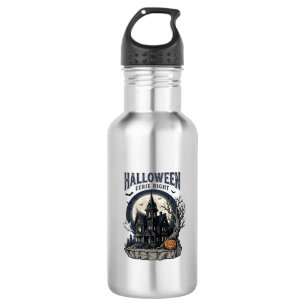 Grusel-Haus-Shirt Vintage-Gravur Gruselige Saison Edelstahlflasche