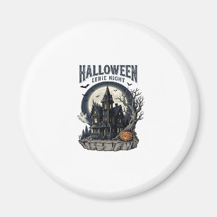 Grusel-Haus-Shirt Vintage-Gravur Gruselige Saison Magnet