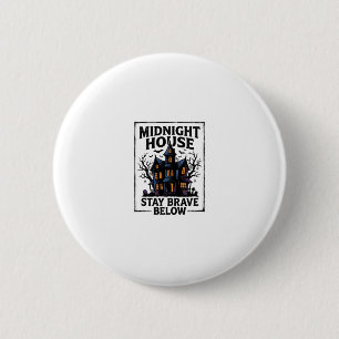 Grusel-Haus-Shirt Vintage-Spooky-Night-Design_1 Button