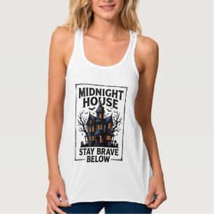 Grusel-Haus-Shirt Vintage-Spooky-Night-Design_1 Tank Top