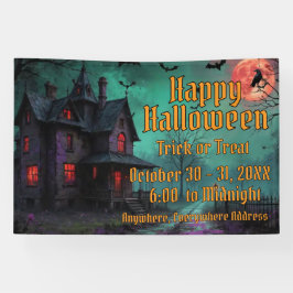 Grusel-Haus-Themenbanner Banner