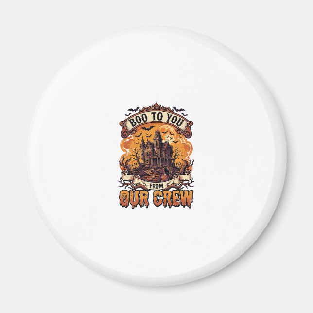 Grusel-Haus unserer Crew Halloween_1 Magnet (Vorne)