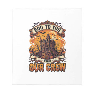 Grusel-Haus unserer Crew Halloween_1 Notizblock