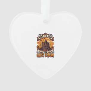 Grusel-Haus unserer Crew Halloween_1 Ornament