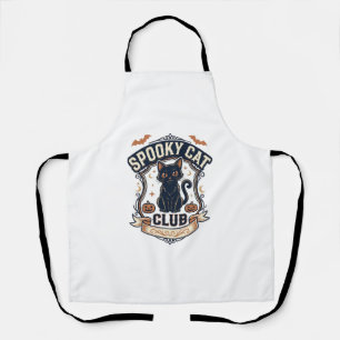 Grusel Katzen Club Katze Halloween Grusel Katze Vi Schürze