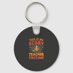 Grusel-Kostüm für Lehrer Halloween Hexen-Design Schlüsselanhänger