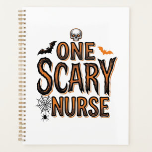 Grusel-Krankenschwester-Halloween-Vintage-Stickere Planer