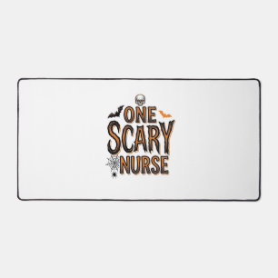 Grusel-Krankenschwester-Halloween-Vintage-Stickere Schreibtischunterlage