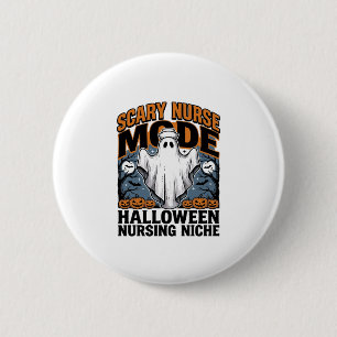 Grusel-Krankenschwester-Kostüm-Halloween-Geist-Kra Button