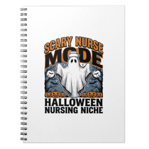 Grusel-Krankenschwester-Kostüm-Halloween-Geist-Kra Notizblock