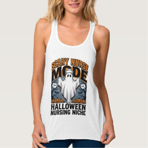 Grusel-Krankenschwester-Kostüm-Halloween-Geist-Kra Tank Top