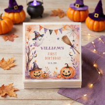 Grusel-Kürbis-Halloween-Geburtstag-Servietten