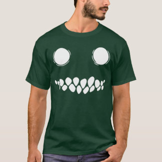 Grusel-Lächeln-Gesicht-Halloween-Horror-Kostüm-Art T-Shirt