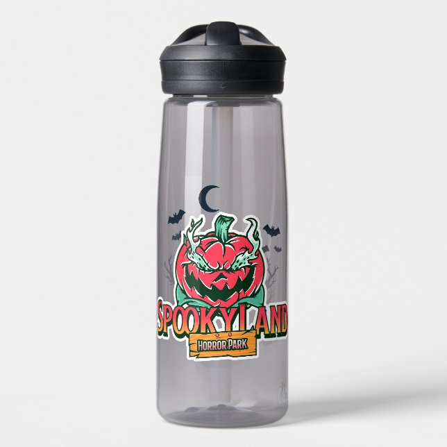 Grusel Land Horror Park Trinkflasche (Vorne)