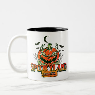 Grusel Land Horror Park Zweifarbige Tasse