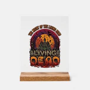 Grusel Living Dead Halloween Spukhaus Hexe Sk Acrylschild