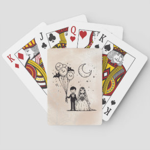 Grusel-Pärchen Spielkarten