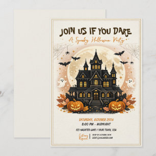Grusel-Party zum Halloween-Kostümfest Einladung