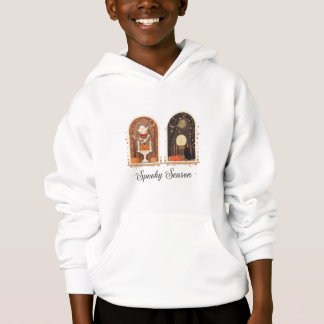 Grusel-Saison-Bogenfenster-Hoodie | Halloween Hoodie