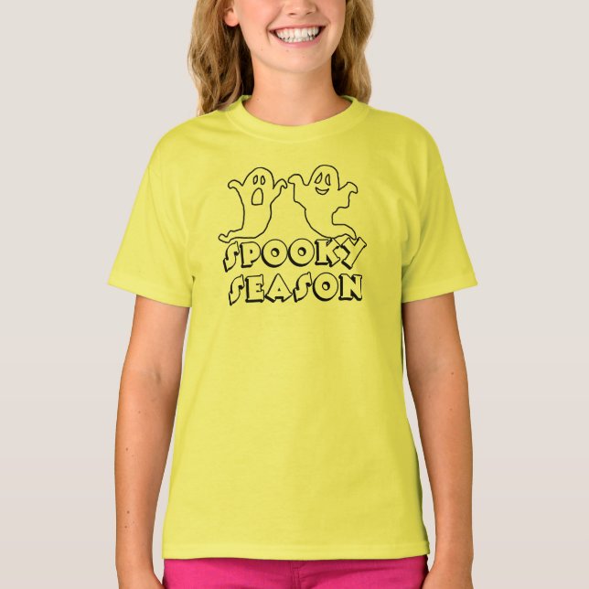 Grusel-Saison-Geist  T-Shirt (Vorderseite)
