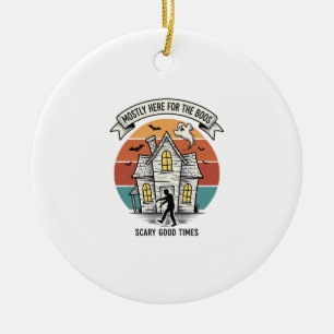 Grusel-Shirt Lustiges Vintage-Halloween-Spook  Keramik Ornament