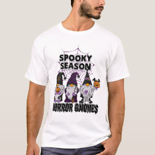 Grusel-Shirt mit Gnomes Halloween T-Shirt
