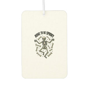 Grusel-Shirt mit Skelett Vintage Halloween Knochen Autolufterfrischer